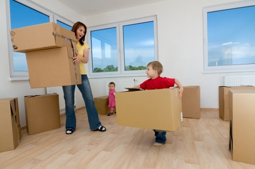 Happy family in new Marylebone home